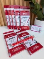 X3 lápiz grafito con goma x 12 unid