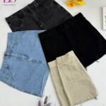 6 POLLERA JEANS CORTO DAMA