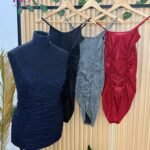 1 VESTIDO FRUNCE FIESTA