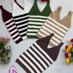 1 TOP DAMA HILO RAYADO