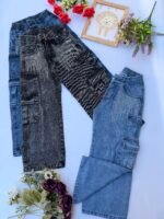 6 WID LEG  TINI CARGO BRILLO NENA - Imagen 2