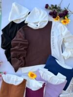 Buzo sweat bicolor Darlon Dama